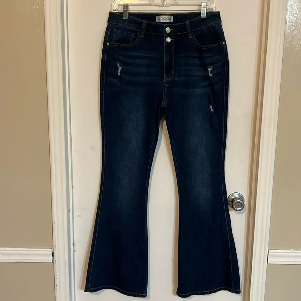 VIPONES Boot Cut Jeans - Picture 1 of 7